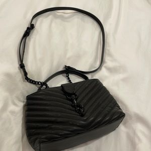 Rebecca Minkoff leather Edie quilted crossbody bag.